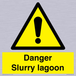 Danger Slurry lagoon